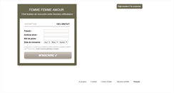 Desktop Screenshot of femmefemmeamour.com