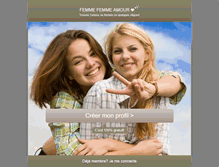 Tablet Screenshot of femmefemmeamour.com
